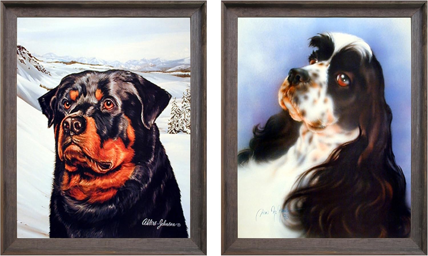 Amazon.com: Art Print English Springer Spaniel Wall Decor And Wild ...