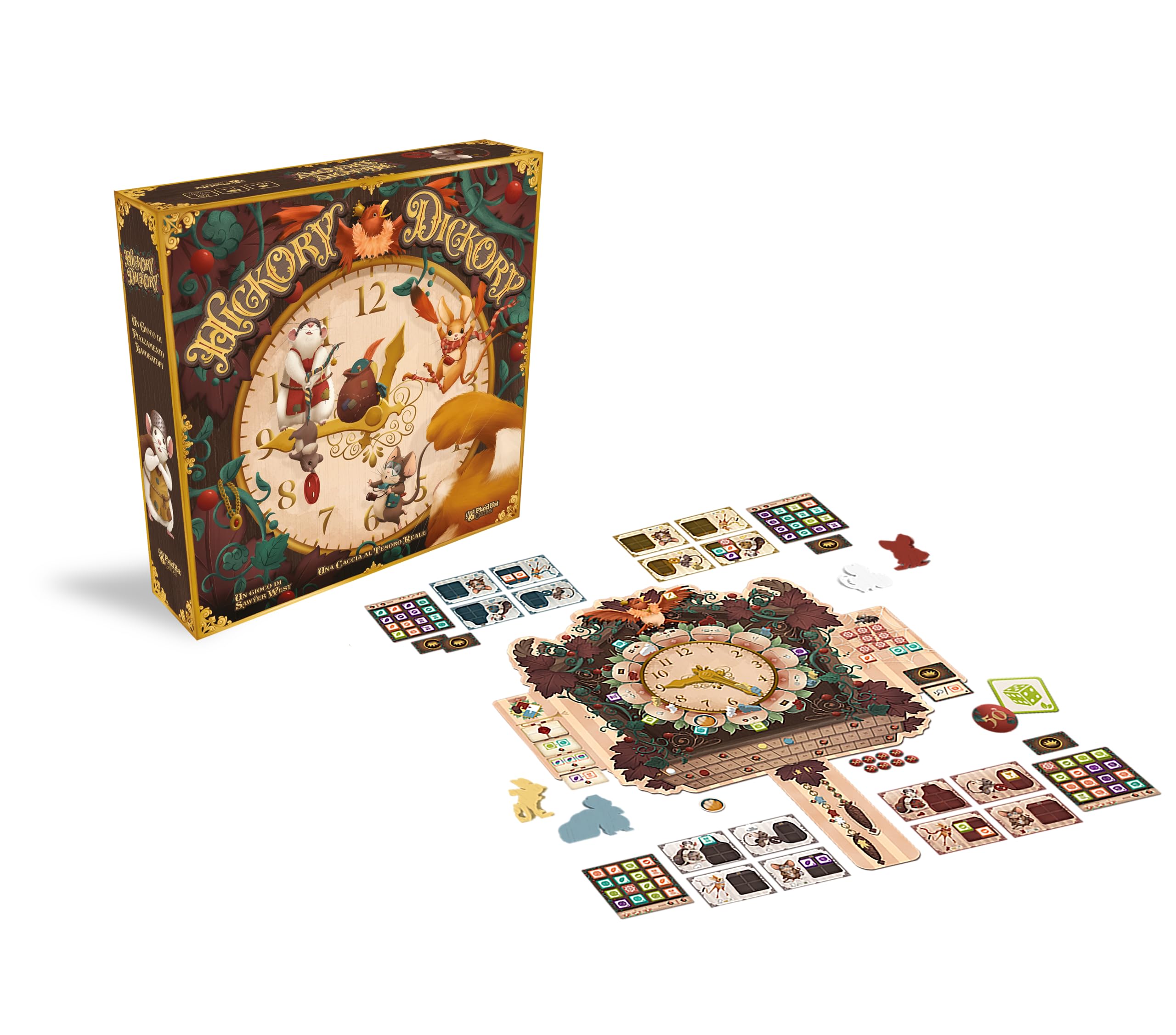 Asmodee - Hickory Dickory - Gioco da Tavolo, 1-4 Giocatori, 10+ Anni, Edizione in Italiano