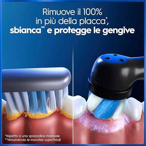 Oral-B Brosses à Dents Electriques iO 5 Duo, 2 Brossettes, Noire, Blanche - 5