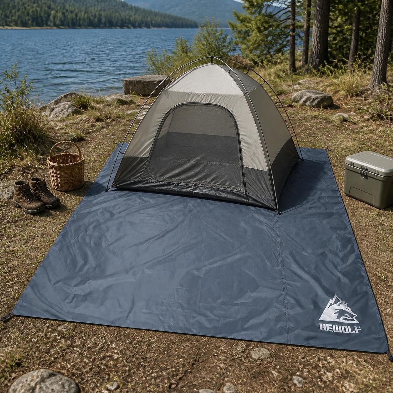 da Campeggio Impermeabile, 230x230cm, per 8-10 persone