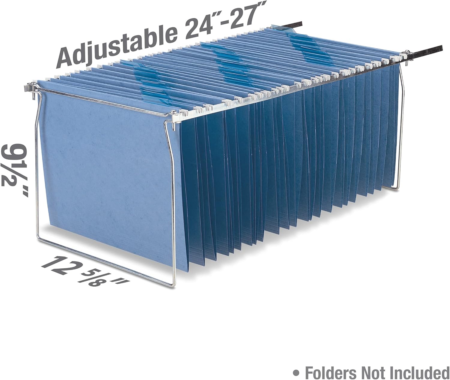 Officemate Hanging File Frame, 24-27, Letter Size, Steel, 1 Set (91964) : Office Products