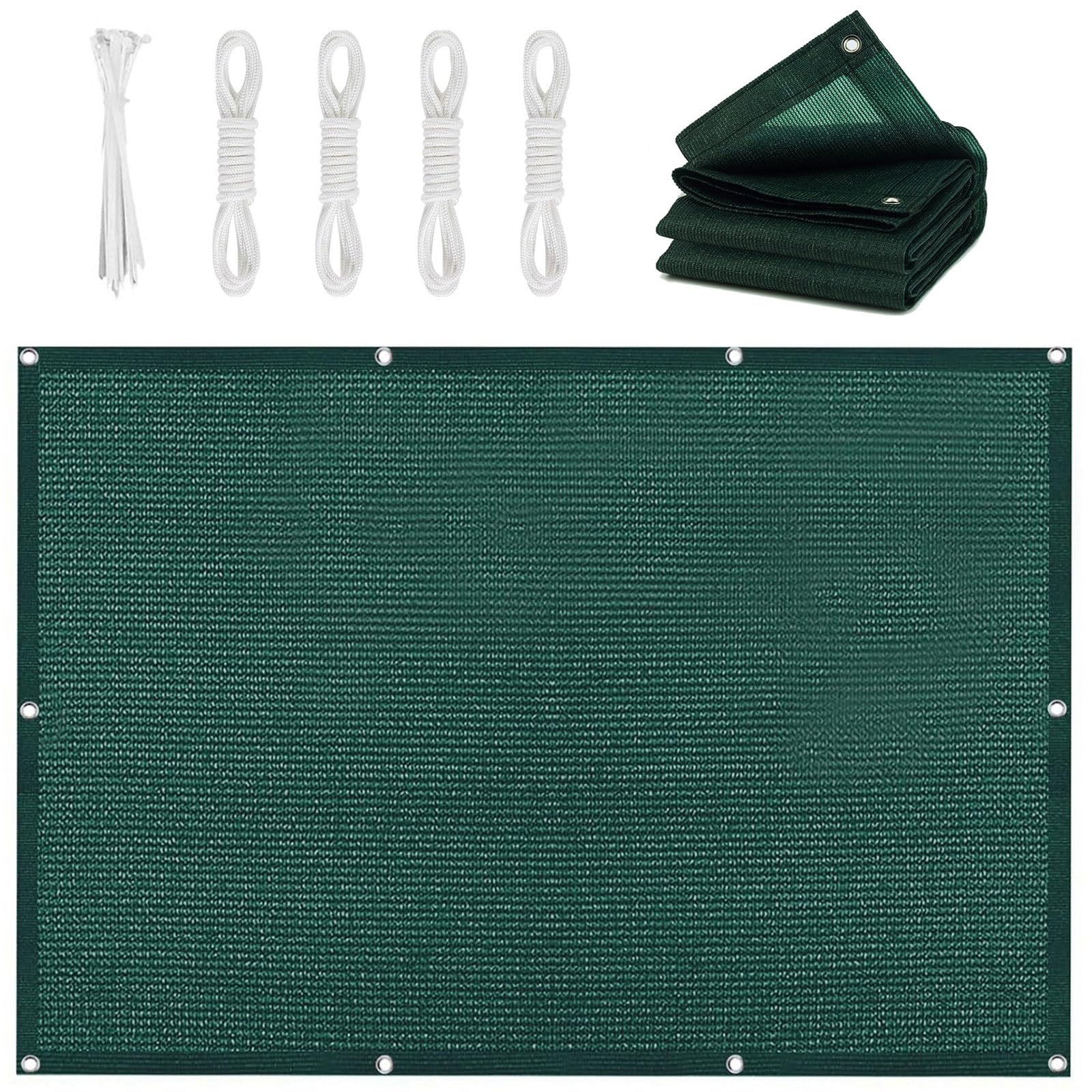 Voile d'ombrage rectangulaire 7x9m pour ombrager le patio en été