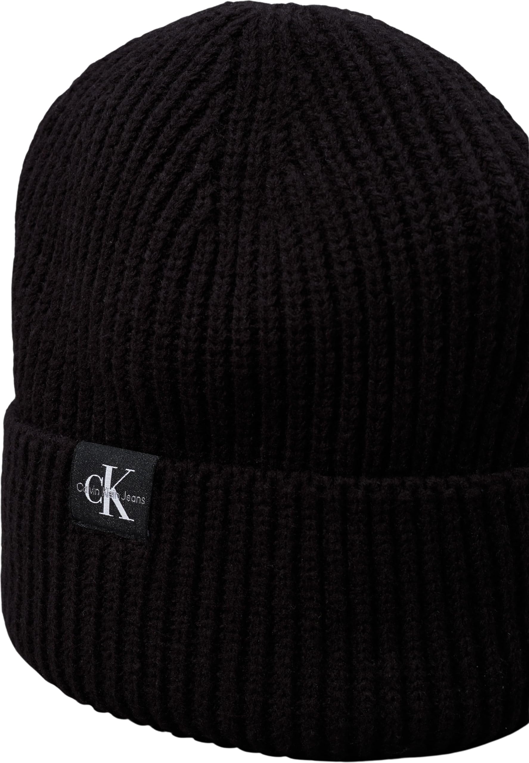 Calvin Klein - Monogram Rib Beanie Iu0iu00440, Berretto Unisex - Adulto