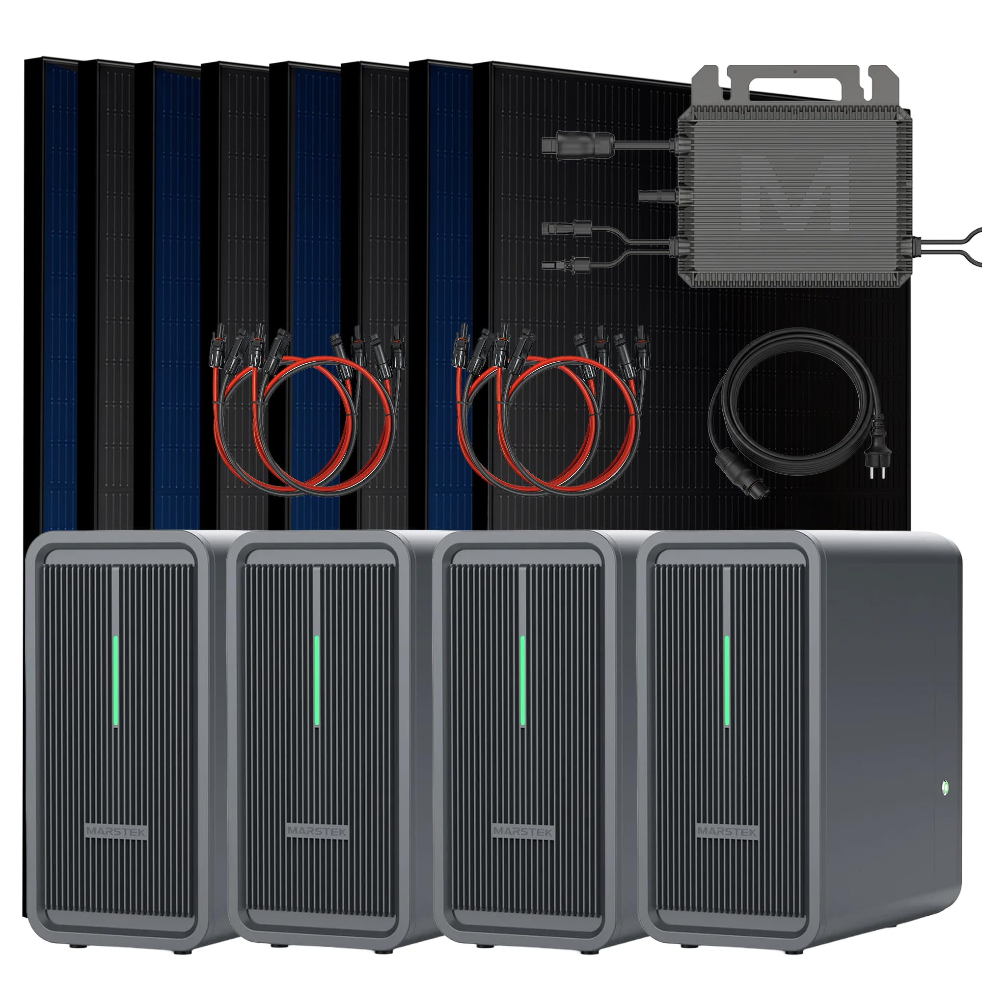 SUNNIVA Balkonkraftwerk – Komplettset mit 4000W Modulleistung und Speicher