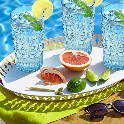 Miniatura 3 de BELLAFORTE Juego de 4 platos de plástico irrompibles de 9 pulgadas, reutilizables, irrompibles, para fiestas, plástico de alta calidad, sin BPA,