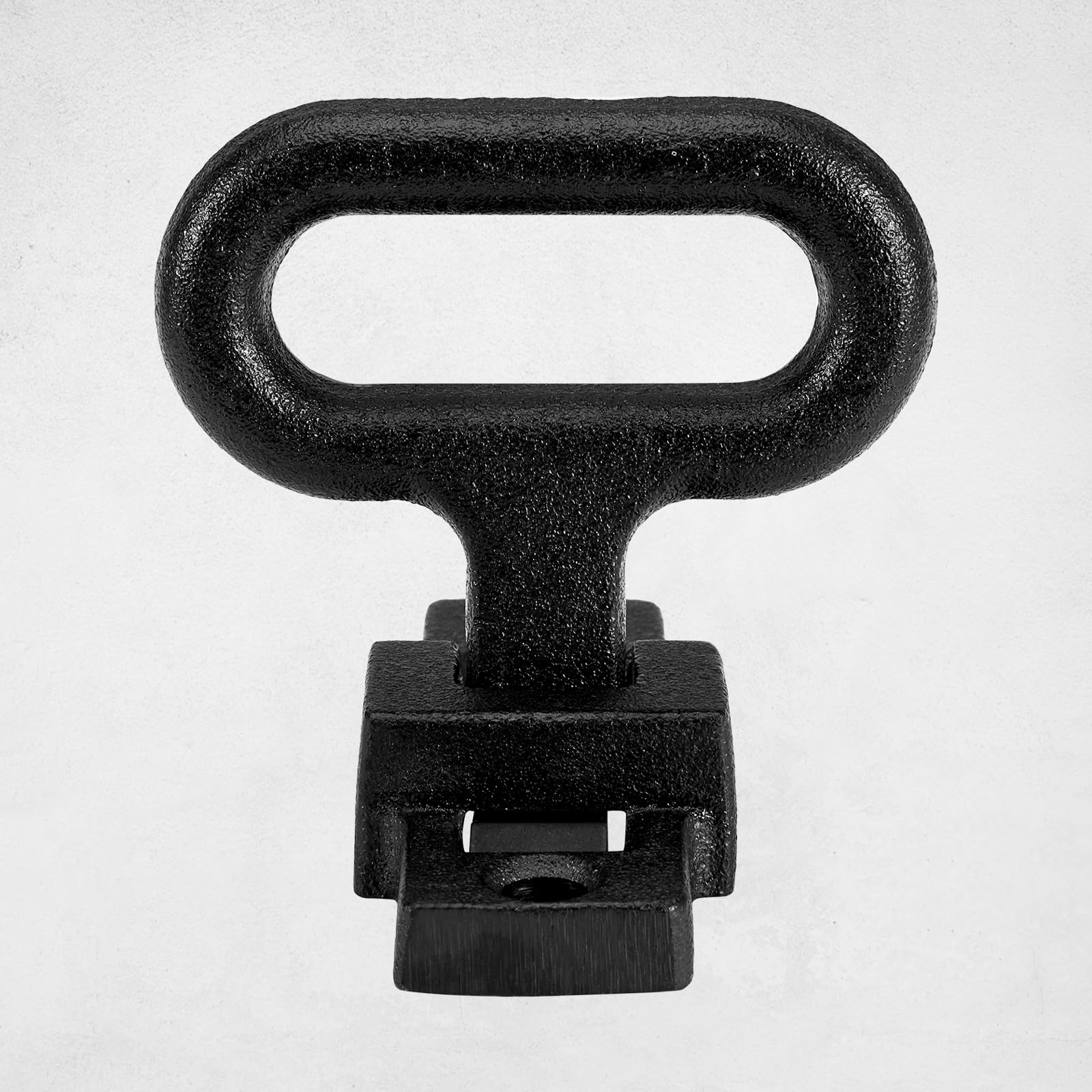 Lot de 2 marches de sécurité pliantes, noires, en acier E-Coat à usage intensif avec poignée rabattable pour camion, remorques, autobus, bateau, VR, camping-car et autres véhicules