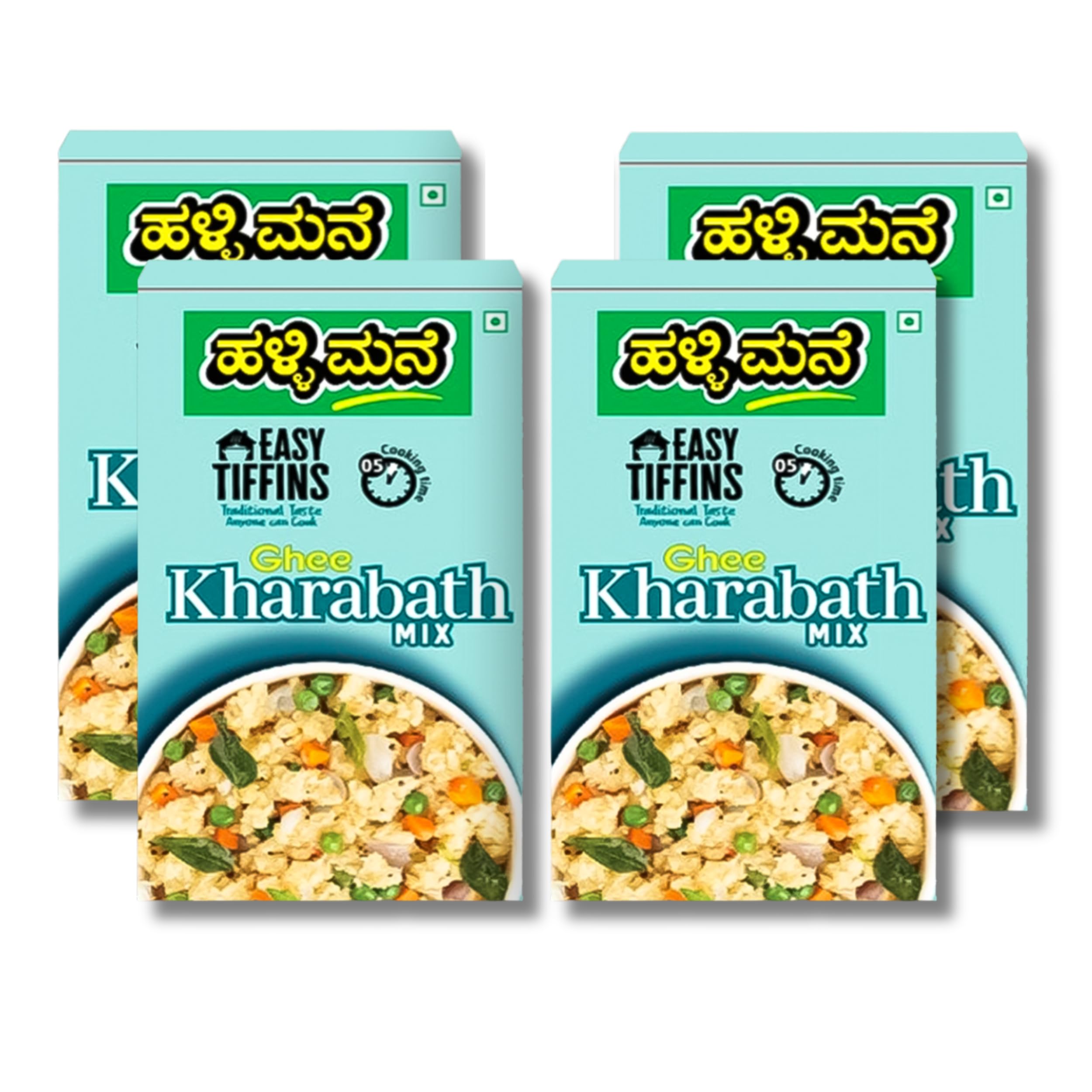 HALLIMANE Khara Bath Mix 200g - Ready To Eat Food Products - Made With Pure Ghee - No Preservatives - 100% Vegan | 5 Minute Instant Mix & Easy Cook Breakfast Mix | Pack of 4 (B0D9VFJCBM) Amazon Price History, Amazon Price Tracker
