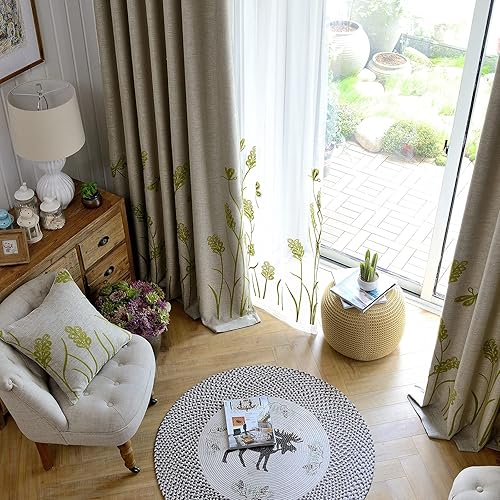 Miniatura 4 de Cortinas de lino bordadas marca Melodieux