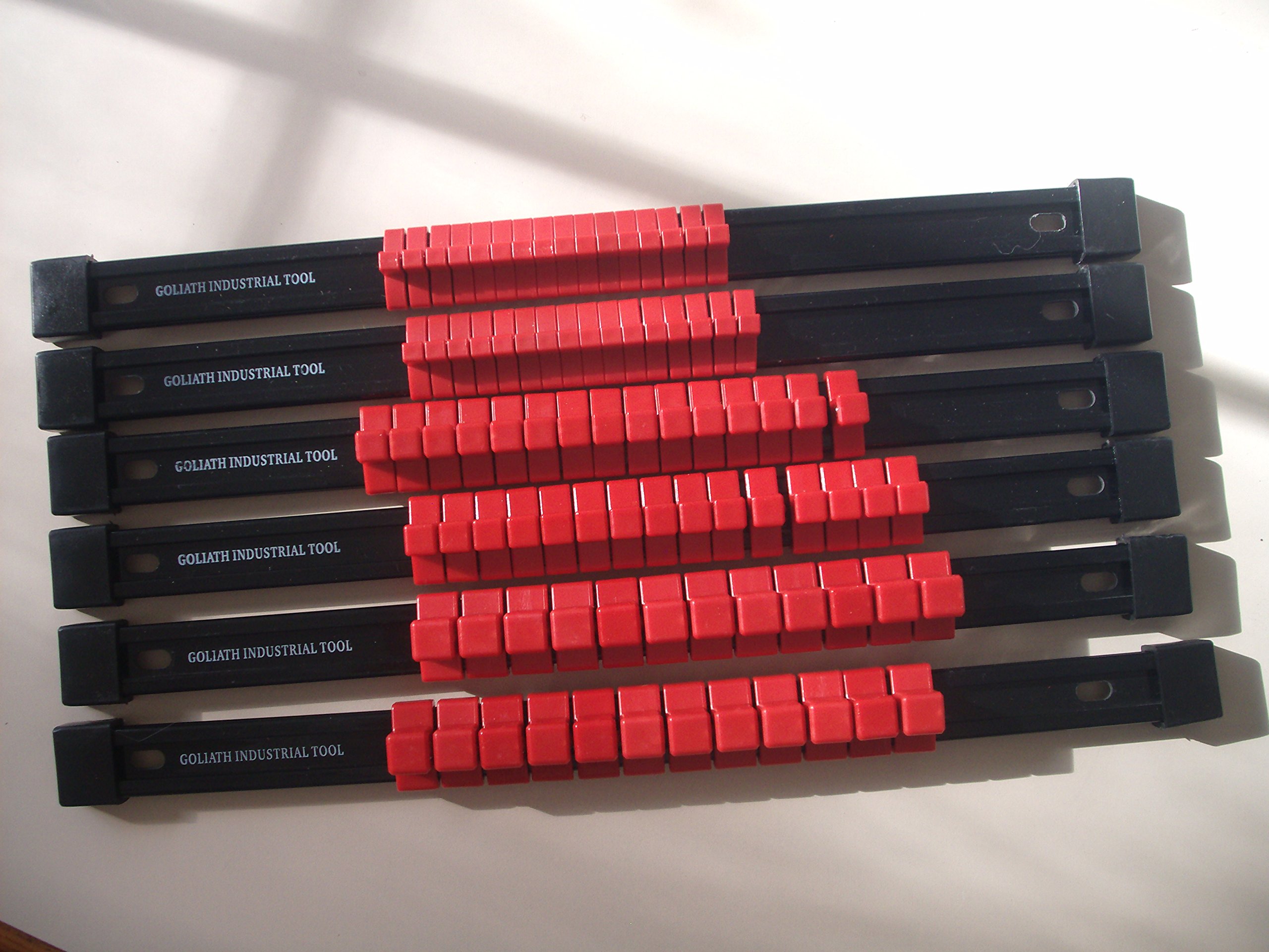 re.golith  6 Piece GOLIATH INDUSTRIAL TOOL Mountable socket rail set 1