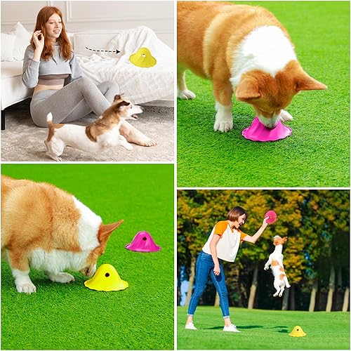 Miniatura 4 de Juguetes de rompecabezas para perros, juguetes de persecución interactiva, dispensador de golosinas, juguetes de enriquecimiento para perros para