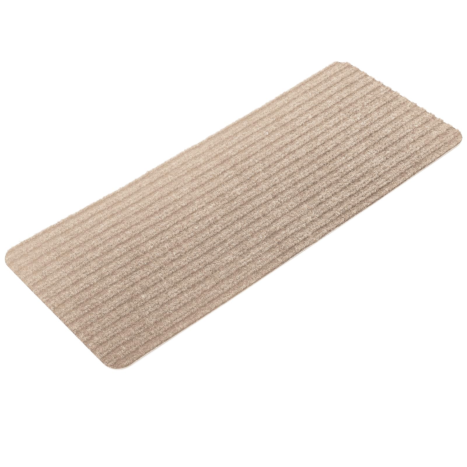 Treppenstufen Matten, Stufenmatten Selbstklebend Innen 15 Stück, Treppenstufen Antirutsch Zuschneidbar Wiederverwendbar für Schützen Sie Haustiere, Senioren Kinder (Beige, 76cm x 20cm)