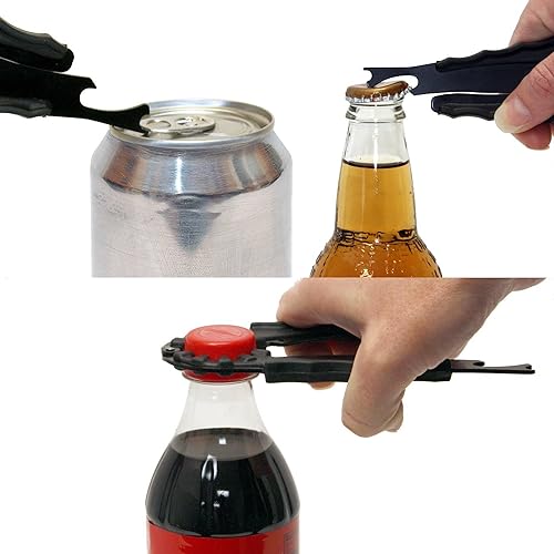 Miniatura 7 de Abrebotellas múltiple paquete de 1  Abrebotellas de cerveza abridor de cerveza manual de abrelatas de refresco abridor de tarros abridor de esmalte