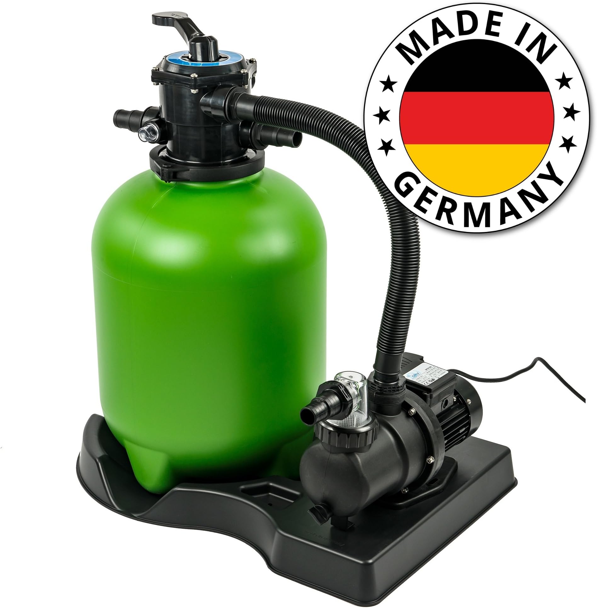 SL247 Sand Filter System for Pools up to 40 m² 6 m/6 M²/h Pool Filter Kettle Made in Germany