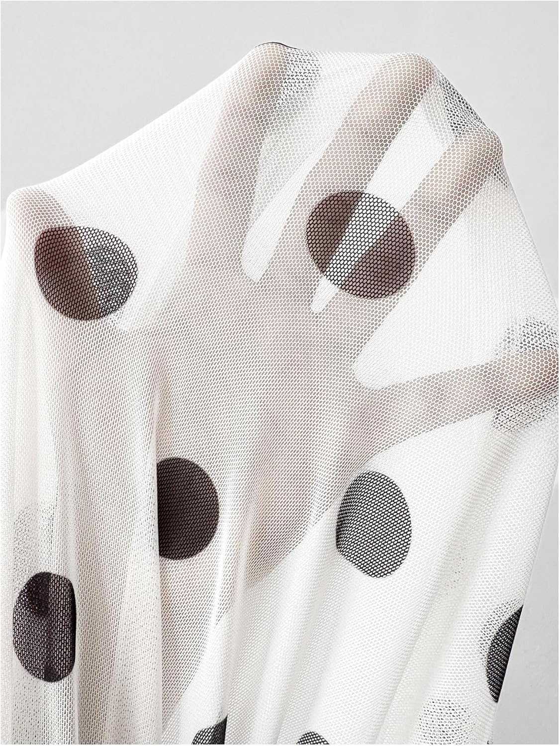 Verdusa Women's Polka Dots Long Skirts Elegant High Waisted Skirt - Image 7