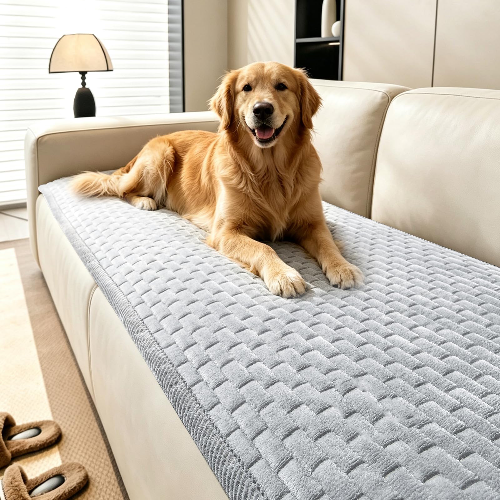 PJLZJFBY Couch Covers for Dogs Washable, Non Slip Dog Couch Cover Protector