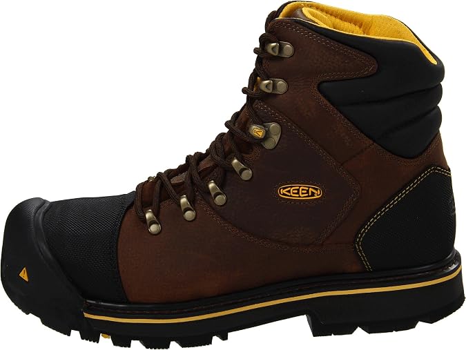 KEEN Utility Men's Milwaukee 6 Steel Toe Work Boot, Slate Black