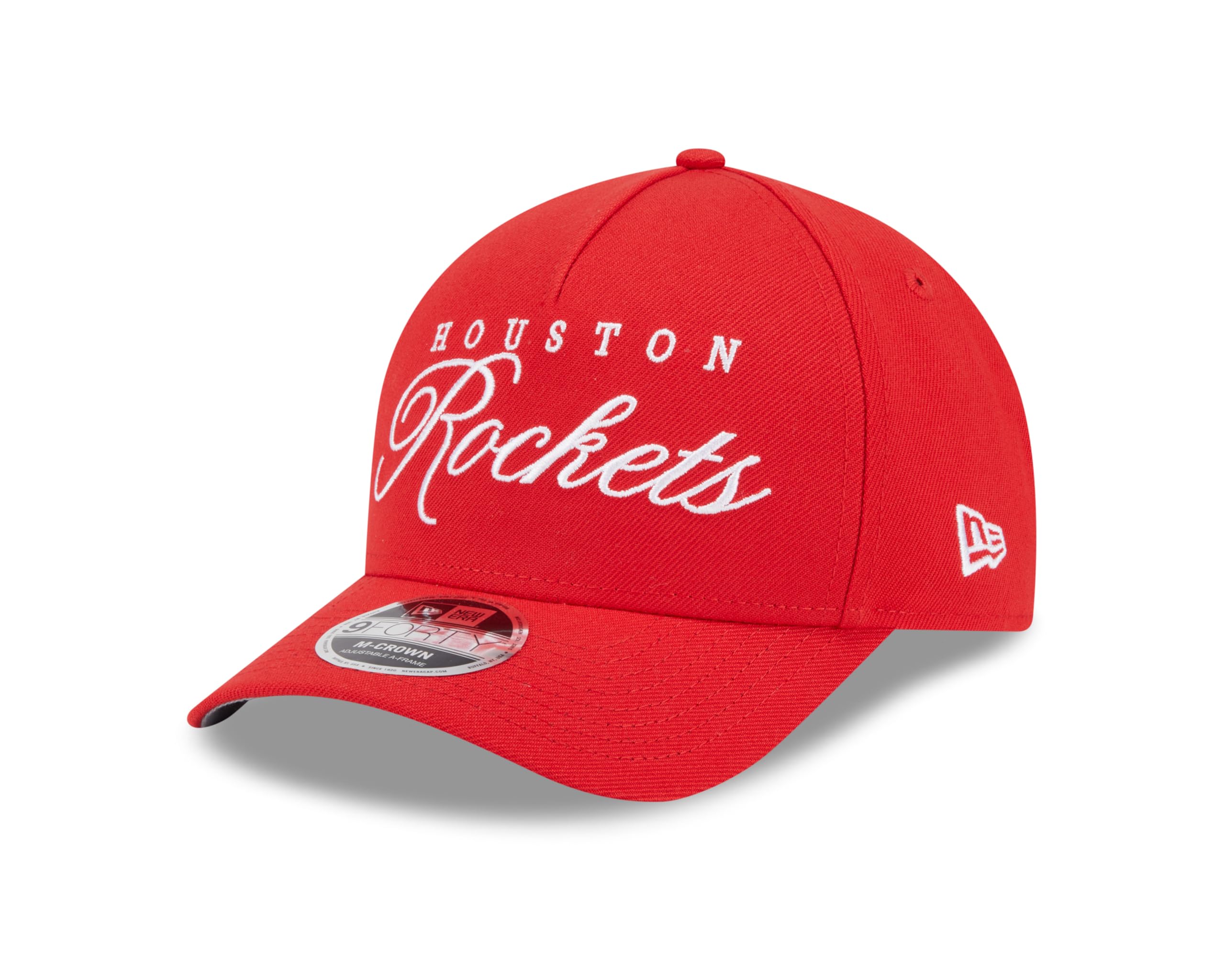 New Era Adult's 9Forty M Crown NBA Draft Houston Rockets Snapback Baseball Cap Hat Red