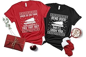 Todd Margo Naughty Christmas Sweatshirts, Matching Bend Over And I'll Show You...