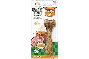 Nylabone Healthy Edibles: Bone Broth-Infused Dog Chews for Bone Broth Flavor Enthusiasts