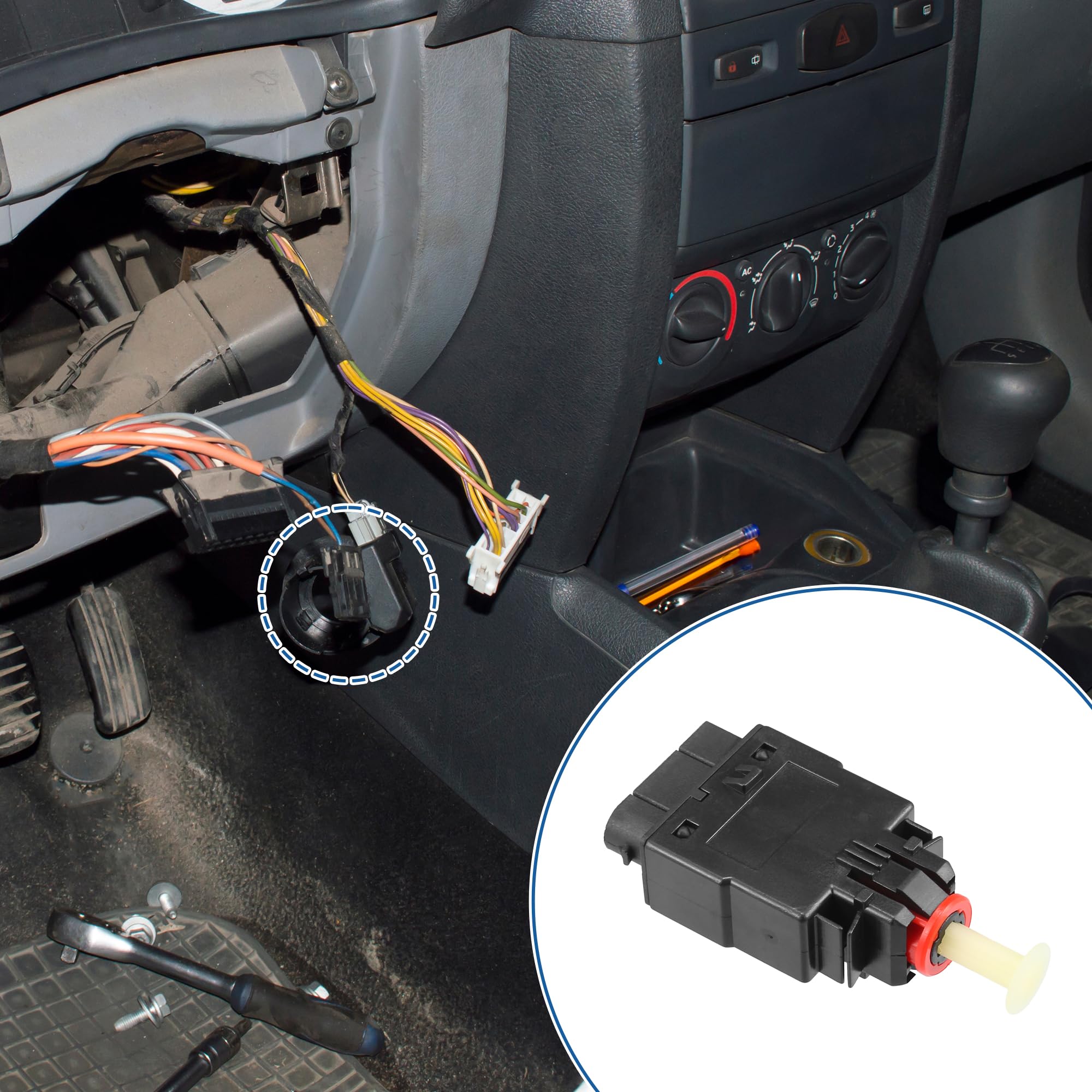 Interrupteur De Feu Stop Pour BMW 525i - Référence 61318360417 - Compatible Nombreux Modèles BMW (1988-1999)