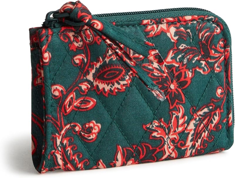 Women's Premium Cotton Zip Card Pouch