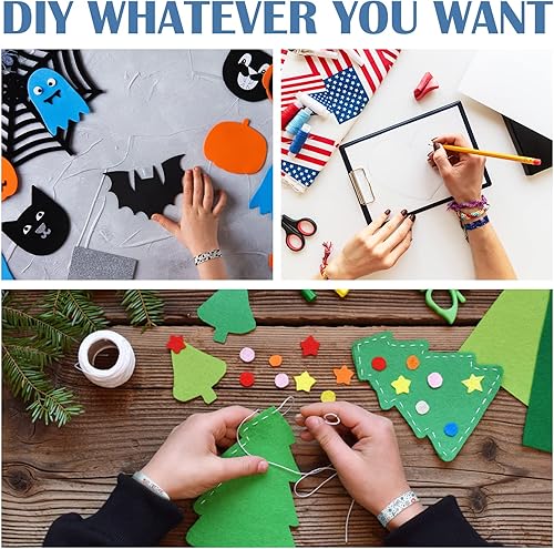 Miniatura 5 de Tudomro Paquete de 600 pulseras de papel para eventos, pulseras de neón para fiestas, pulseras de colores, impermeables, bandas de brazo de club de