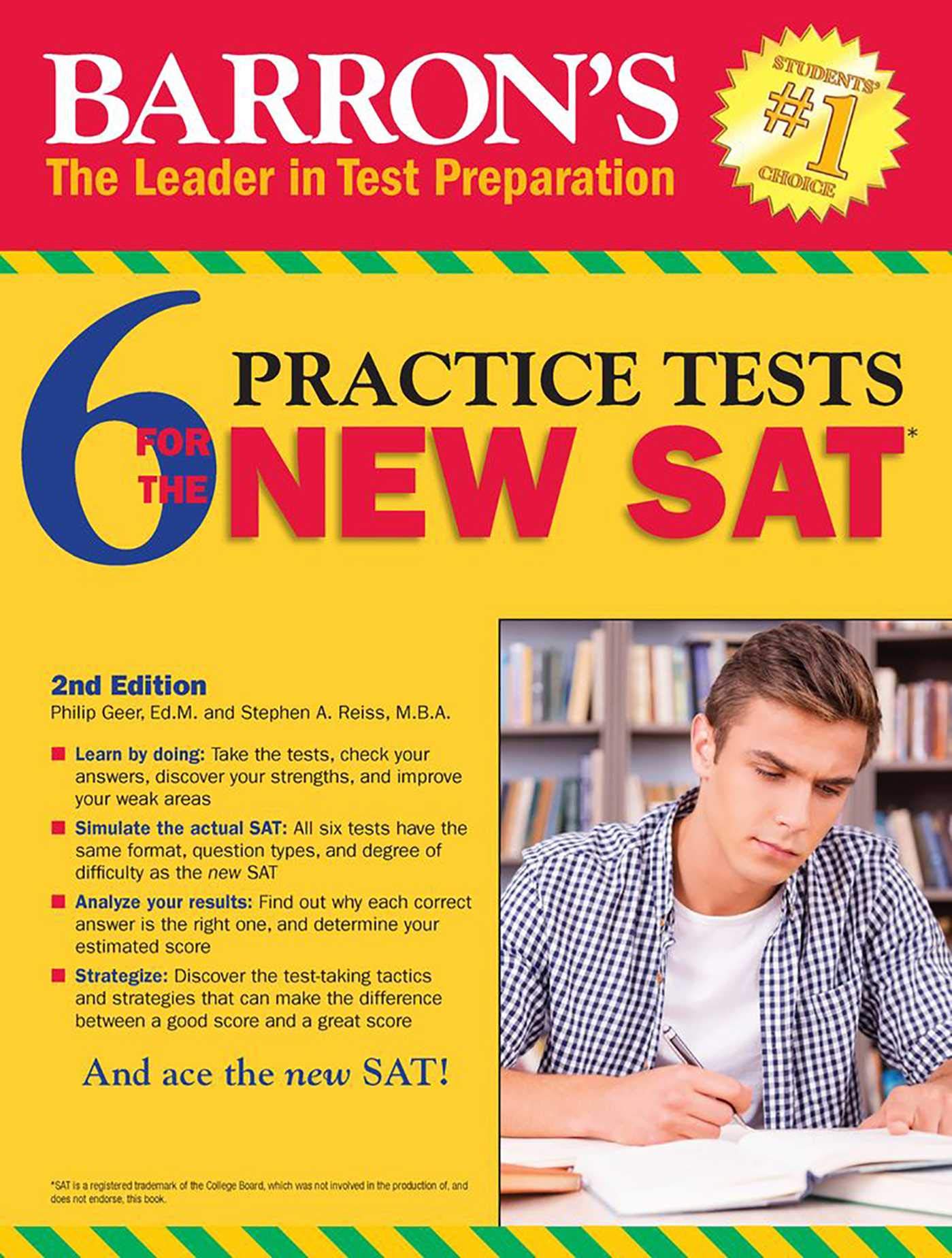 Barron's 6 Practice Tests for the NEW SAT (Barron's 6 SAT Practice Tests) Second Edition