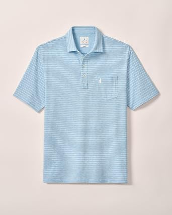 johnnie-O Ryan Polo | Men's Original 4-Button Cotton Polo | Stretch Comfort | Untuck Friendly