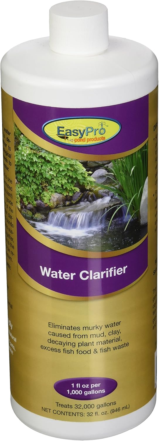EasyPro EWC32 Water Clarifier/Flocculant / 32 oz/Treats 32,000 Gallons