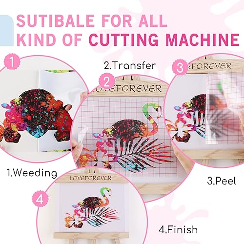 Miniatura 3 de Tintnut Splash - Rollo de vinilo permanente de 12 pulgadas x 5 pies, rollo adhesivo de acuarela Mutilcolor, vinilo adhesivo permanente con patrón