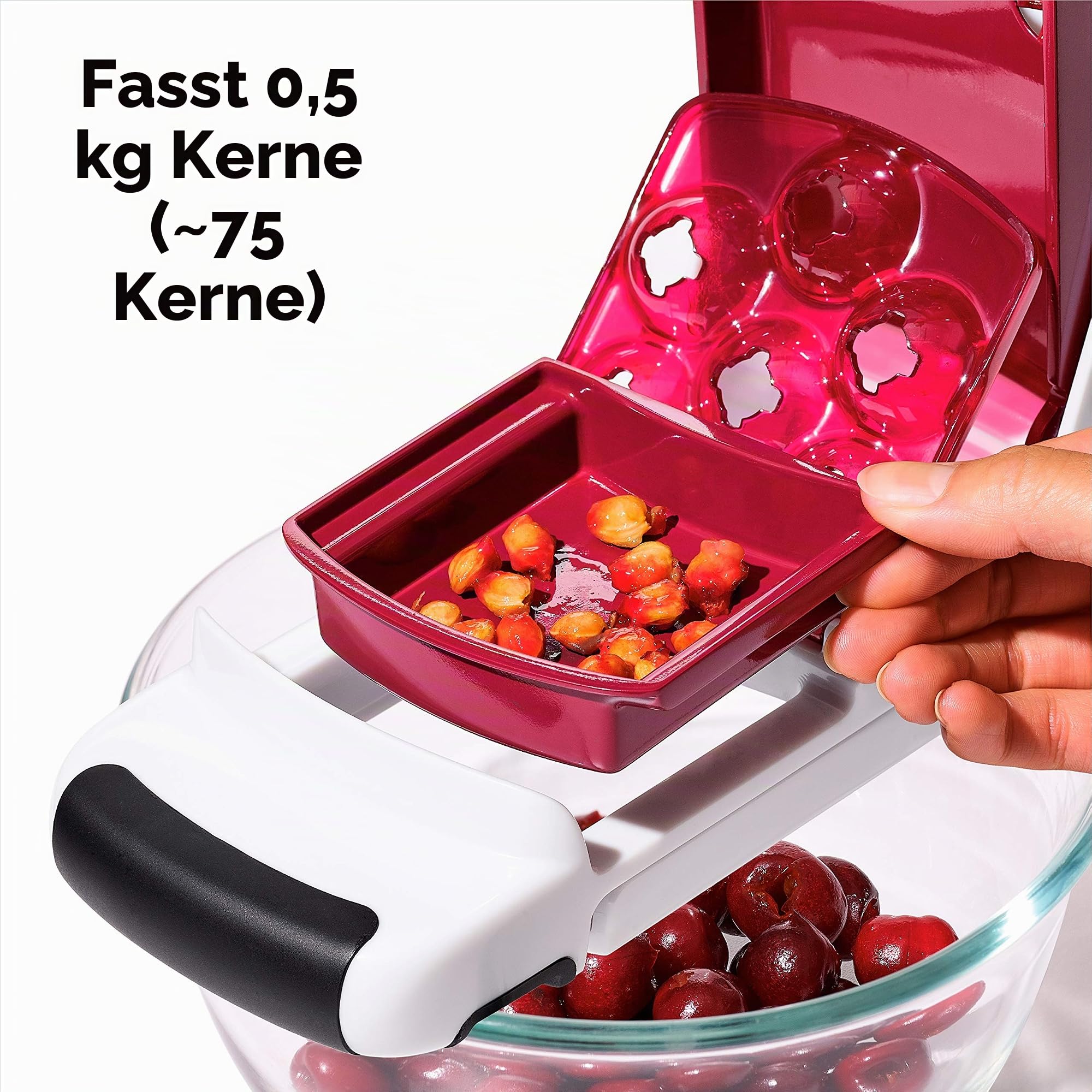 OXO Good Grips Multi Kirschentkerner mit Schnellentriegelung