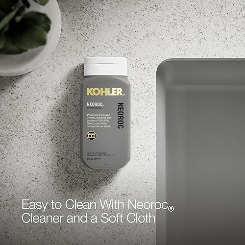 Miniatura 4 de Kohler 28003-1-CM4 Kennon - Fregadero compuesto de lavabo doble, color gris mate