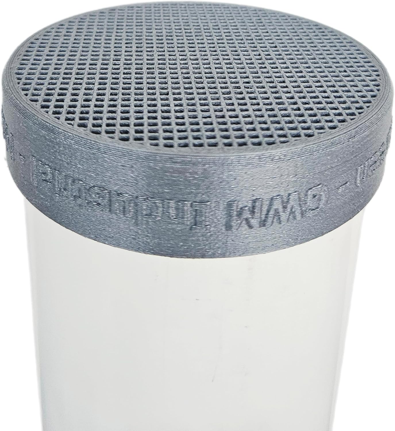 8" PVC Pipe End Termination Cap with Integrated Screen, Socket Style to Fit on Outside of Pipes (8-5/8" Pipe Outside Diameter), Vent & Drains, Pest Guard, Grey, Made in USA (1/4" Mesh)
