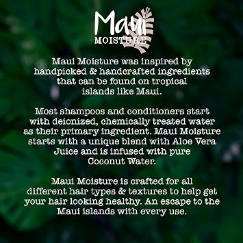 Maui Moisture Detoxifying + Shampoo, Volcanic Ash, 13 Fl Oz