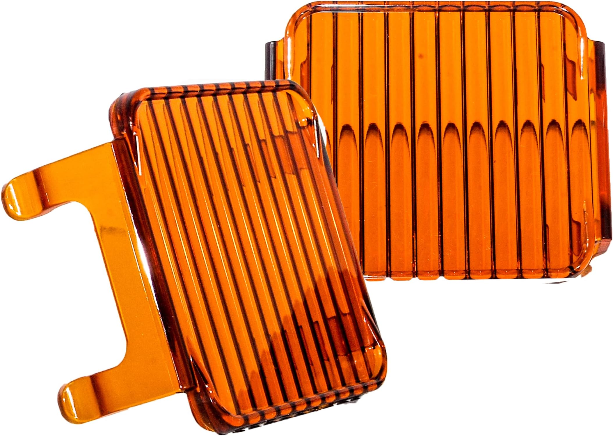 OZ-USA 3" Amber Diffused Flood Lens Cover for POD Cube Lights Fog dust Off Road Motorcycle Truck 4x4 SUV ATV (1 Pair)