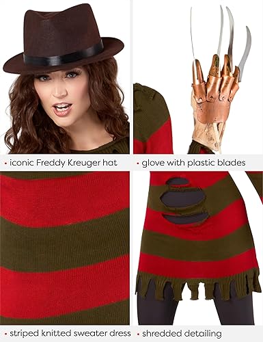 Miniatura 5 de Secret Wishes Pesadilla en Elm Street Disfraz para mujer Señorita Krueger