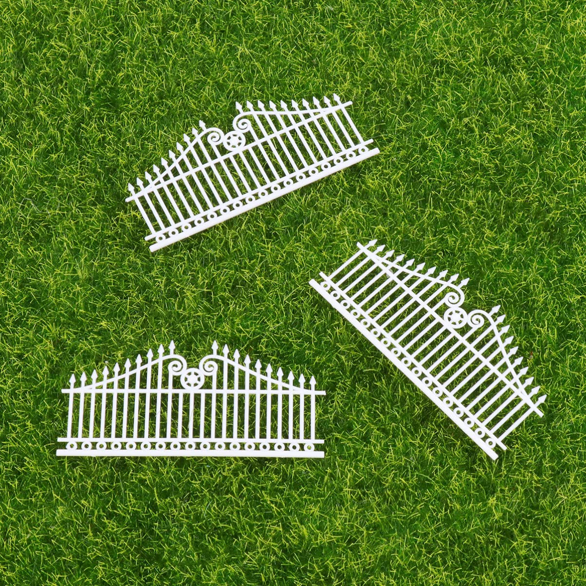 Toddmomy Mini-Zaun Set 15 Stück - Kunstharz Zäune Für Puppenhaus & Deko