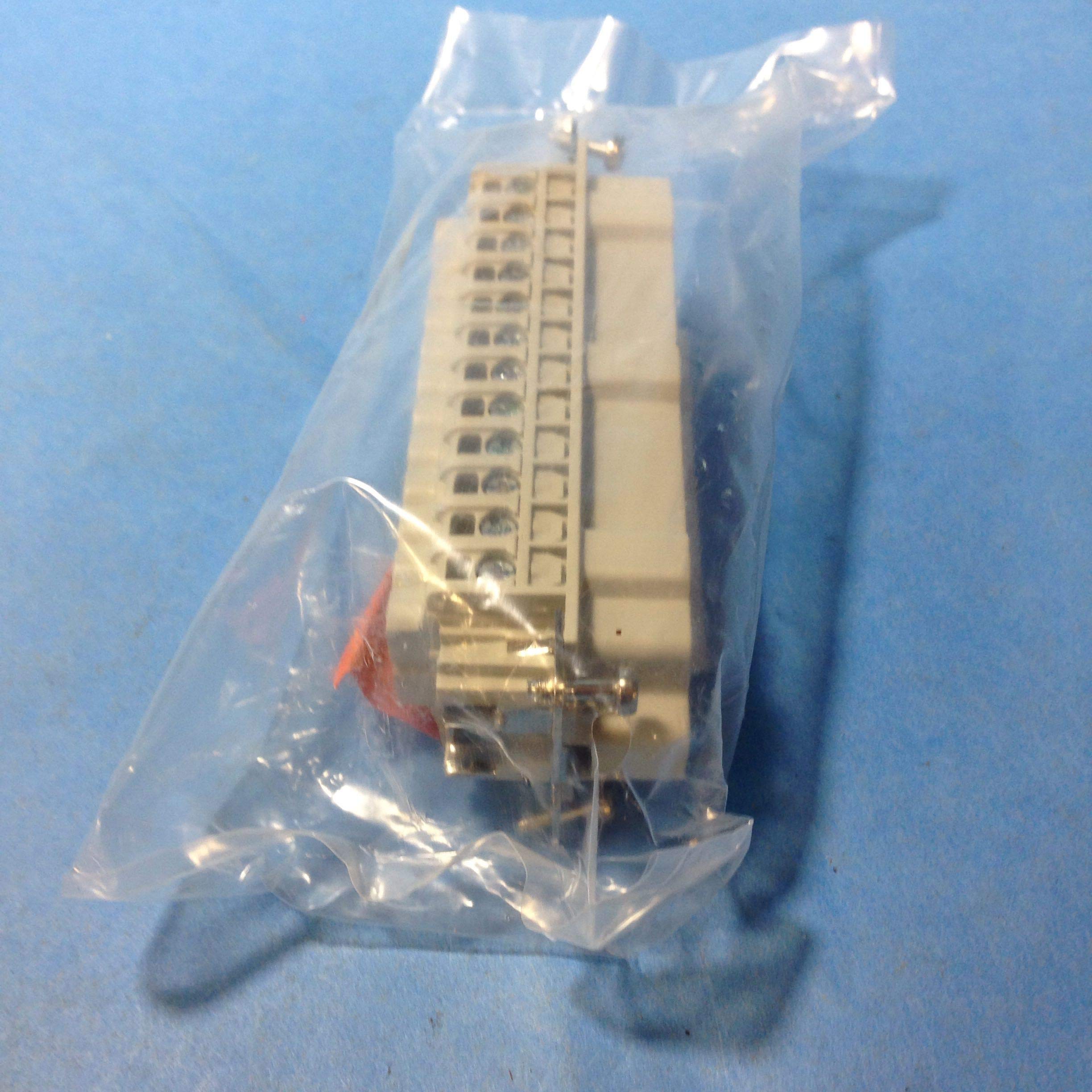 Weidmuller Rectangular Insert, Male, 24 Position, Screw - 1211100000