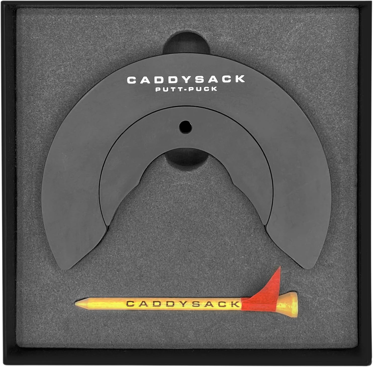 CADDYSACK Putt-Puck - Two-Piece Putting Target with PRO Insert | Premium Rubber Design for Indoor & Outdoor Golf Practice | Ideal Gift for Golf Enthusiasts, Tournaments, and Special Occasions