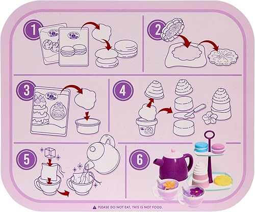 Miniatura 8 de Little Tikes Creative Chefs - Kit de fiesta de té con 30 accesorios, juego de cocina de simulación, para niños y niñas a partir de 3 años