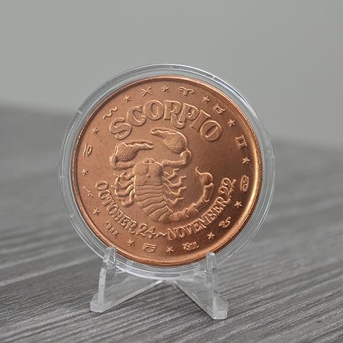 Miniatura 8 de Gemini Twins Token Moneda de desafío de cobre puro de 1 oz en cápsula - Regalo de astrología y zodiaco, ideal para los versátiles, COA de Heavenly