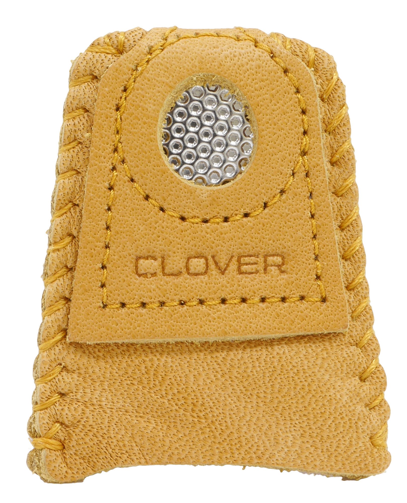 Dedal Clover Coin M de cuero premium hecho en Japón para sastrería