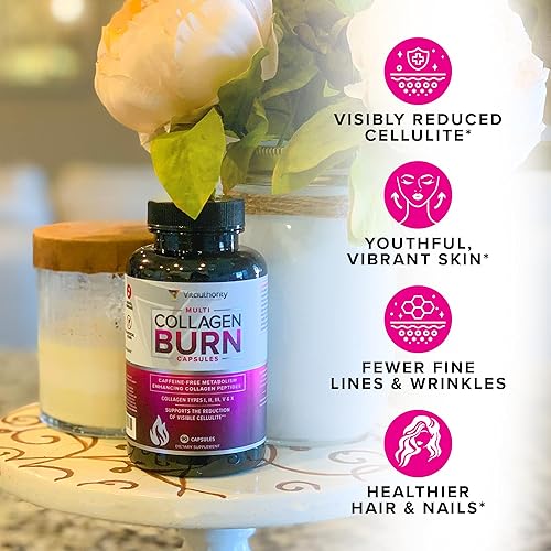 Vista 18 de Polvo de péptidos de colágeno hidrolizados para mujeres, adelgazante multicolágeno Burn Ultimate Beauty Complex con ácido hialurónico vitamina C