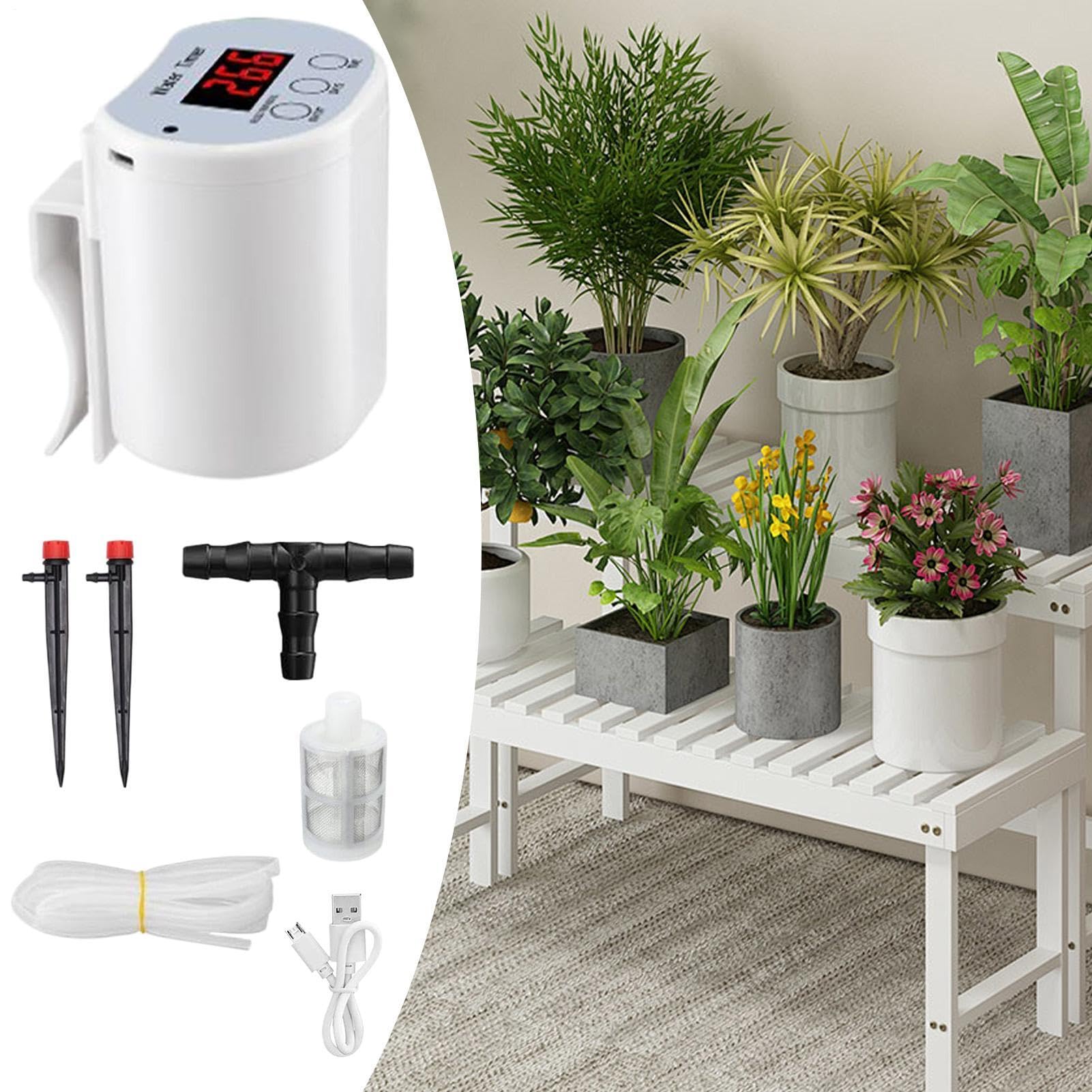 Kit Di Irrigazione A Automatico Accessorio Irrigazione Giardinaggio con | Dispositivi di irrigazione automatica per piante per balcone cortile viaggio vacanza giardino serra ufficio casa