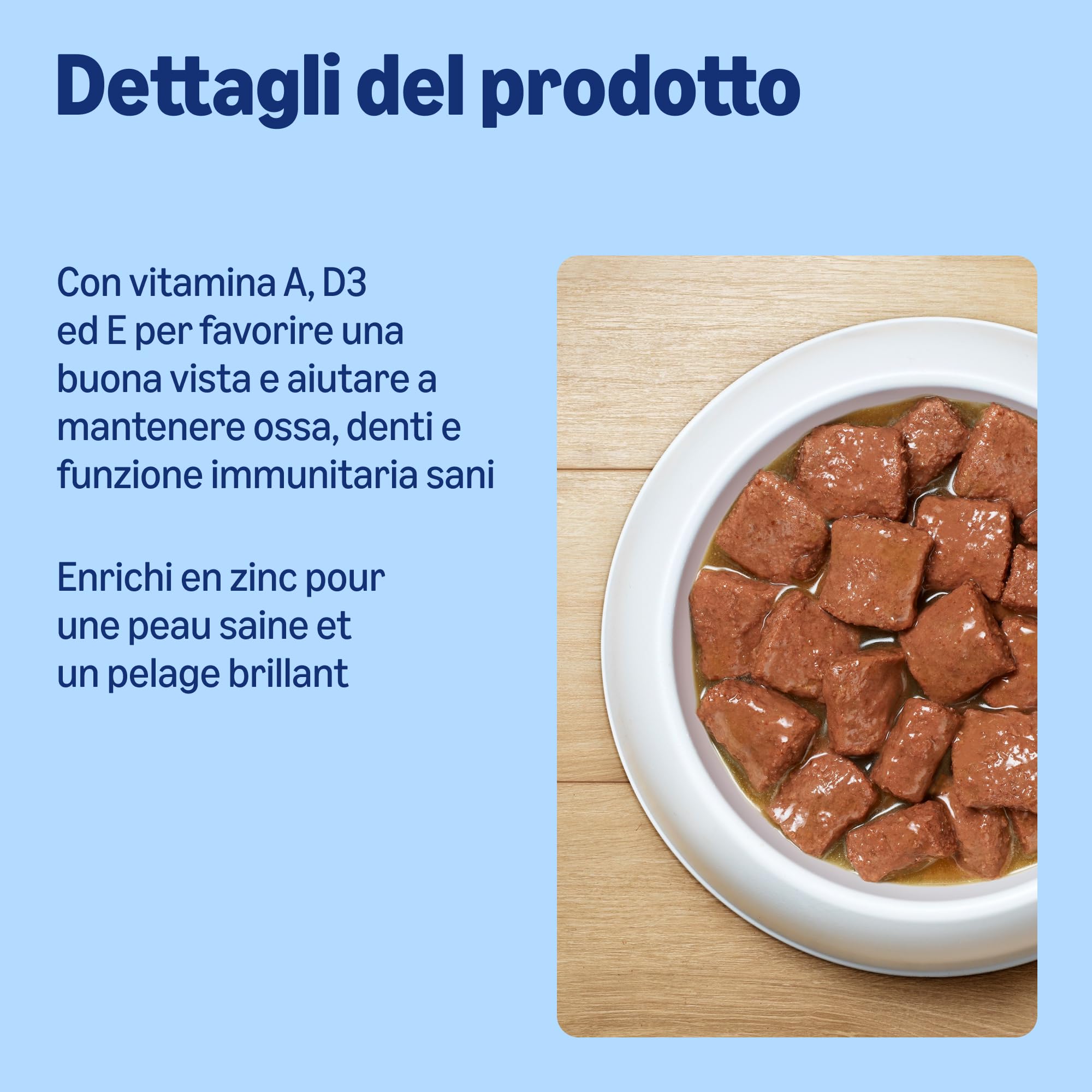 by Amazon, Cibo umido per cani, bocconcini di manzo in salsa, 6 x 1,24 kg