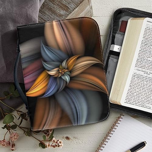 Miniatura 7 de FOR U DESIGNS Funda clásica de cuero para la Biblia, diseño floral para mujer, tamaño 2XL, funda para la Biblia con asa y cremallera, bolsas Floral