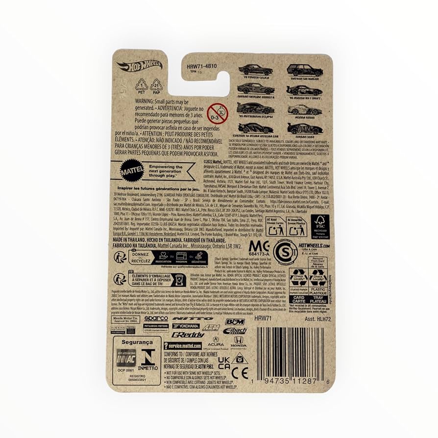 カーズ　エバレット 2022 Hot Wheels Fast & Furious 95 MITSUBISHI ECLIPSE with