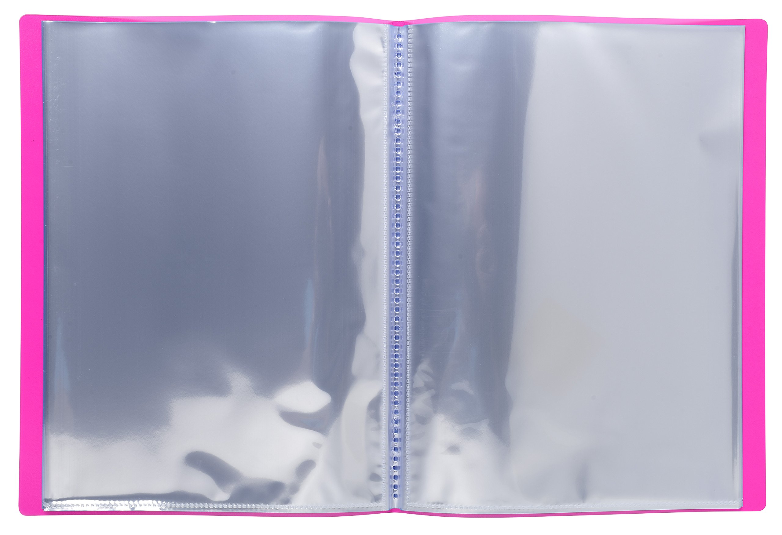 Exacompta 85970E - Confezione da 8 cartelle da 100 tasche, formato A4, multicolore