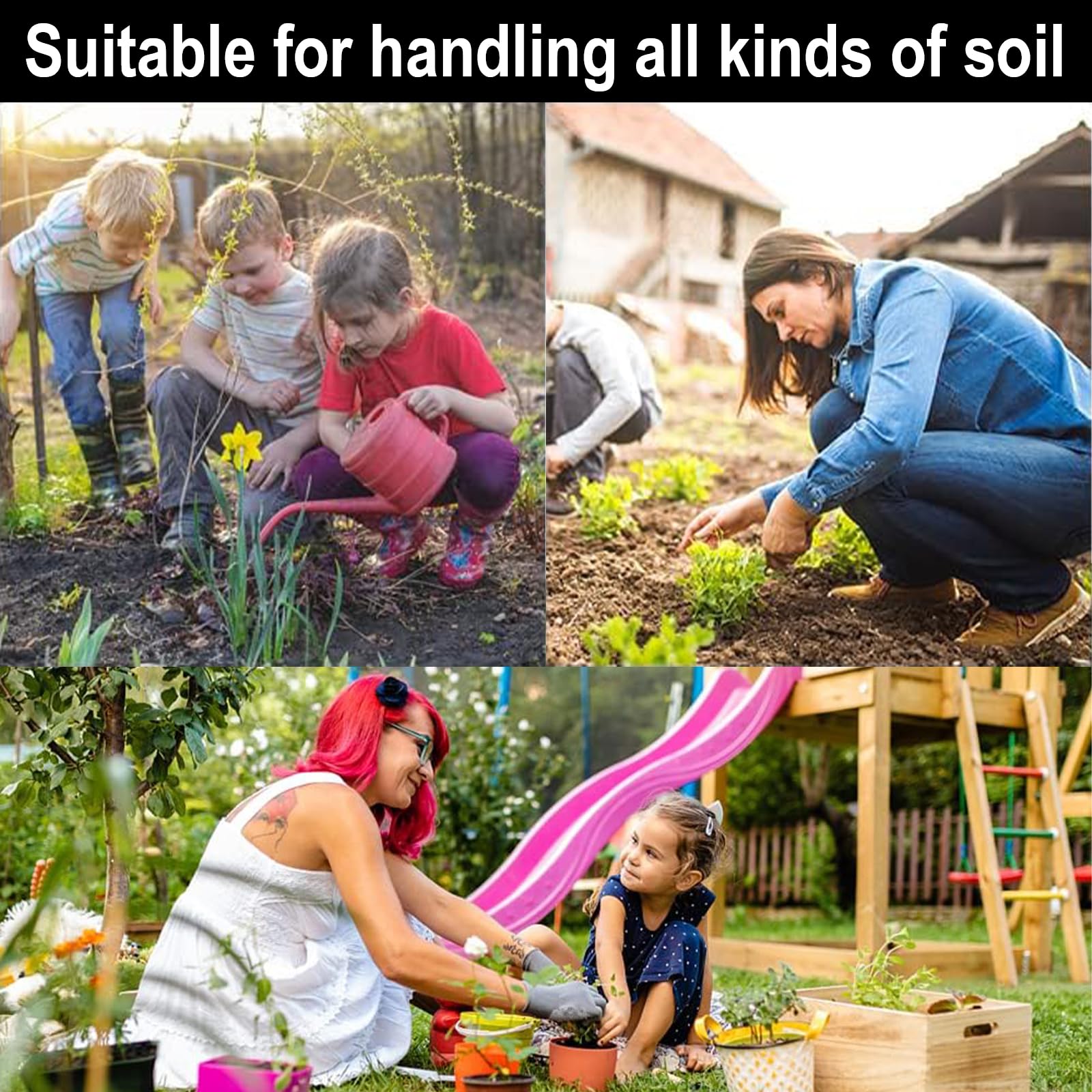 Aililong Pala da Giardino Pieghevole – Mini Pala a Mano in Acciaio Inossidabile, Pieghevole con Tasca per Cintura, per Giardino, Pala per Fiori, Campeggio e attività all'aperto