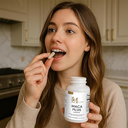 Miniatura 8 de Maca Plus Cápsulas con Maca roja, negra y amarilla  Mezcla de raíces de alta potencia de 1500 mg  60 cápsulas  Apoya el estilo de vida activo